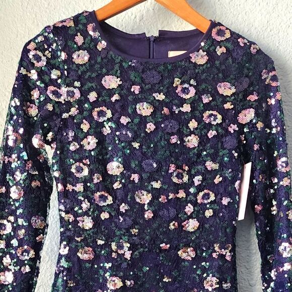 AURA Sequins evening special occasions midi dress - Picture 2 of 10